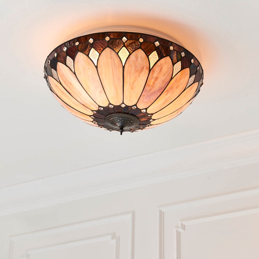 Endon 63973 - Lubinis šviestuvas BROOKLYN 2xE14/60W/230V diametras 50 cm