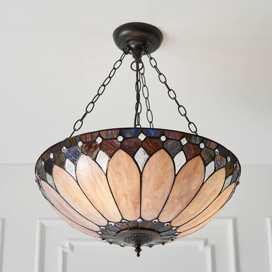 Endon 63976 - Pakabukinė lempa BROOKLYN 3xE27/60W/230V 50 cm skersmens