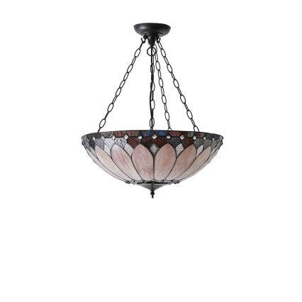Endon 63976 - Pakabukinė lempa BROOKLYN 3xE27/60W/230V 50 cm skersmens
