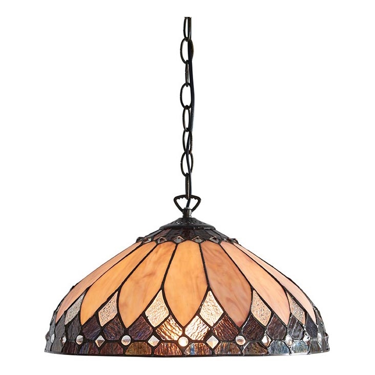 Endon 63977 - Sietynas, kabinamas ant grandinės BROOKLYN 1xE27/60W/230V diametras 40 cm