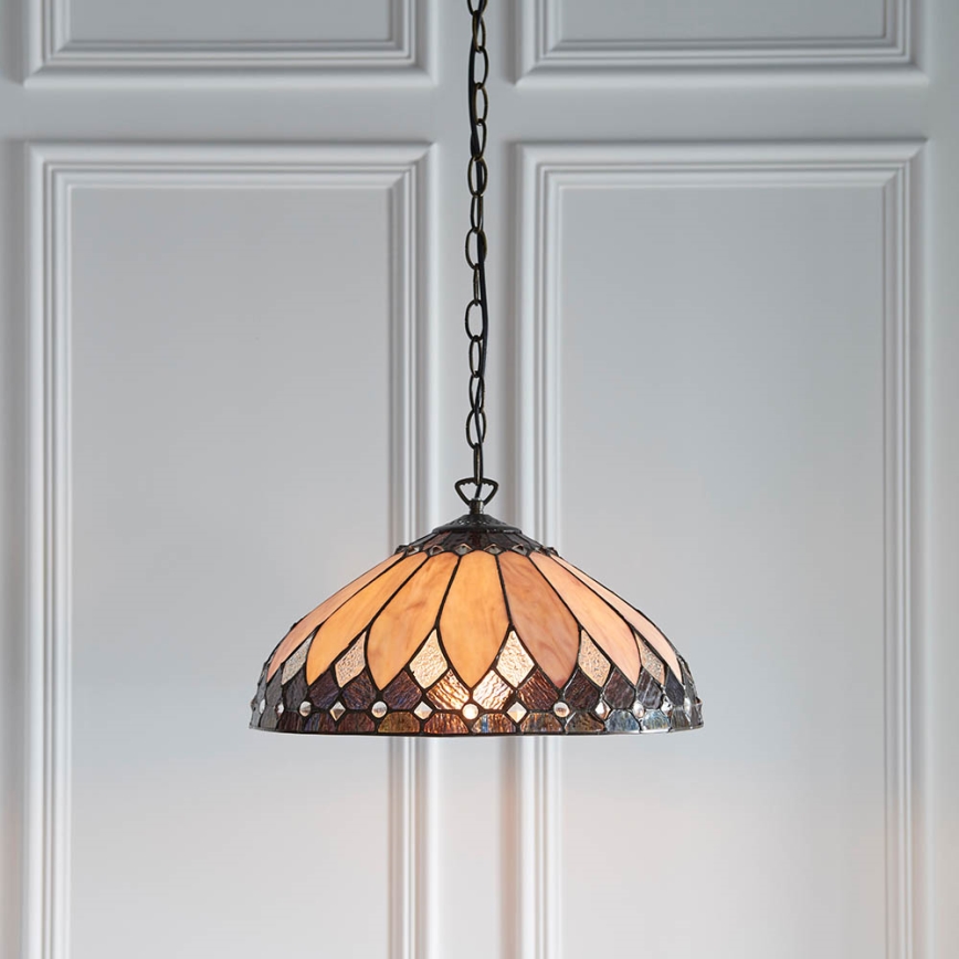 Endon 63977 - Sietynas, kabinamas ant grandinės BROOKLYN 1xE27/60W/230V diametras 40 cm