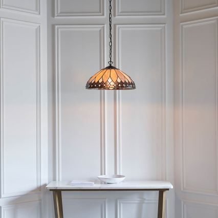 Endon 63977 - Sietynas, kabinamas ant grandinės BROOKLYN 1xE27/60W/230V diametras 40 cm