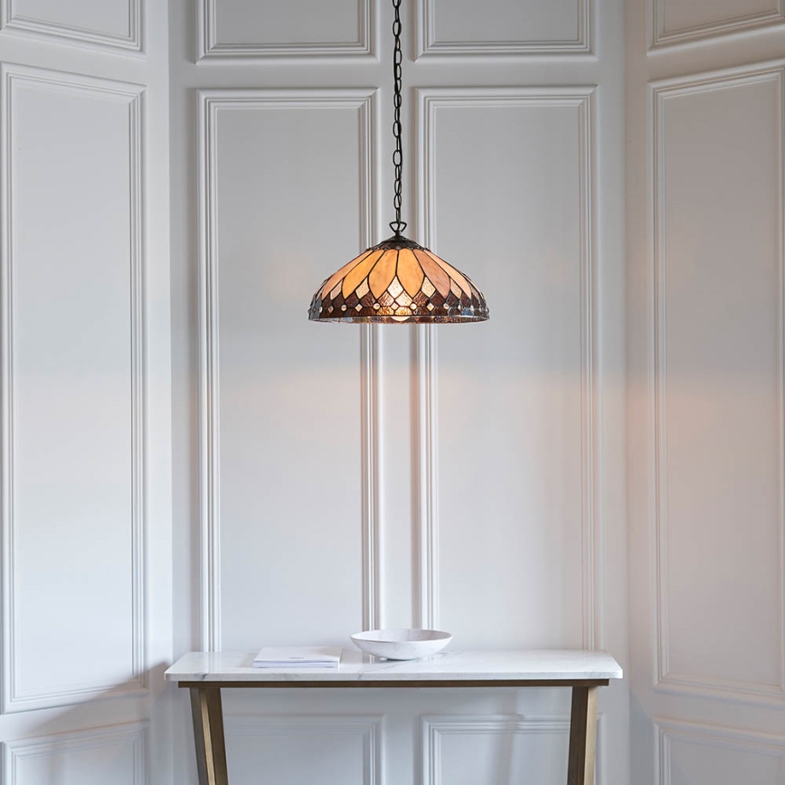 Endon 63977 - Sietynas, kabinamas ant grandinės BROOKLYN 1xE27/60W/230V diametras 40 cm