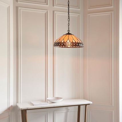 Endon 63977 - Sietynas, kabinamas ant grandinės BROOKLYN 1xE27/60W/230V diametras 40 cm