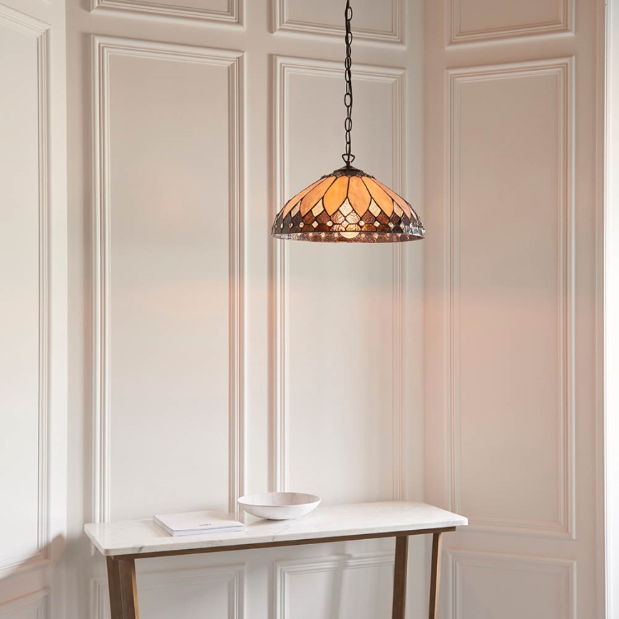 Endon 63977 - Sietynas, kabinamas ant grandinės BROOKLYN 1xE27/60W/230V diametras 40 cm