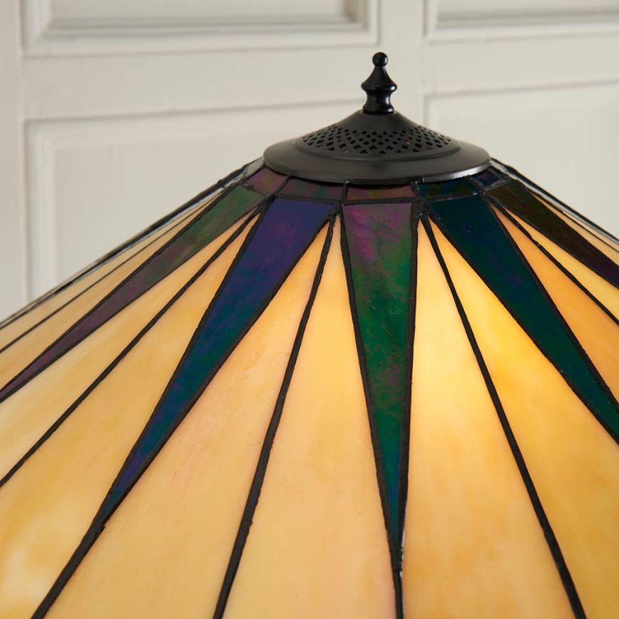 Endon 64041 - Toršeras Tiffany DARK STAR, 2 x E27, 60 W, 230 V, skersmuo 49 cm