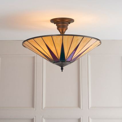 Endon 64043 - Tvirtinamas sietynas DARK STAR 3xE27/60W/230V diametras 49 cm