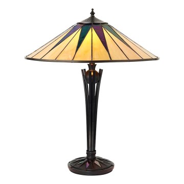 Endon 64045 - Stalinis šviestuvas DARK STAR 2xE27/60W/230V diametras 49 cm