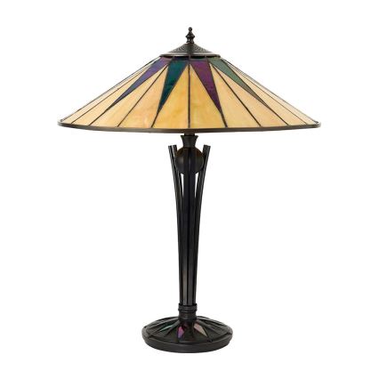 Endon 64045 - Stalinis šviestuvas DARK STAR 2xE27/60W/230V diametras 49 cm