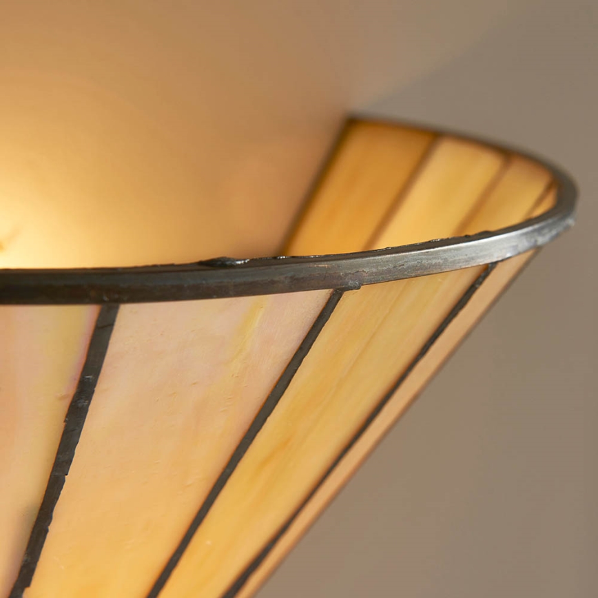 Endon 64046 - Sieninis šviestuvas Tiffany DARK STAR 1xE14/40W/230V