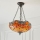 Endon 64076 - pakabinamas šviestuvas ant grandinės Tiffany DRAGONFLY 3 x E27/60W/230V skersmuo 41 cm