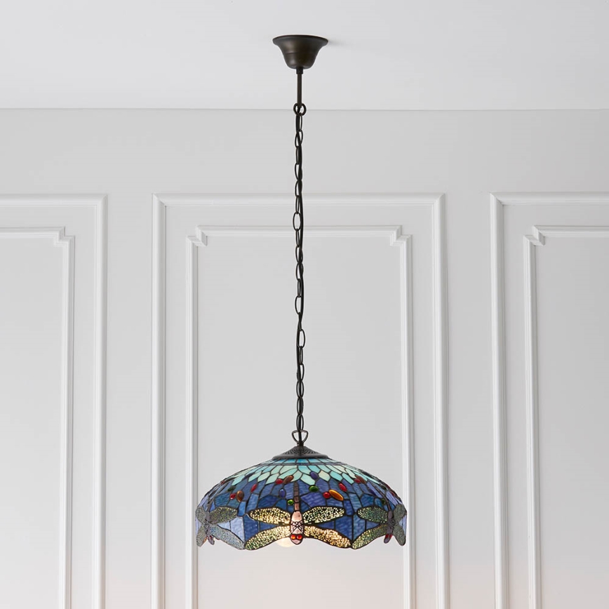 Endon 64080 - Liustra ant grandinės DRAGONFLY 3xE27/60W/230V Ø 41 cm