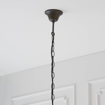 Endon 64082 - Pakabinama liustra su grandine Tiffany DRAGONFLY 3xE27/60W/230V, skersmuo 50 cm