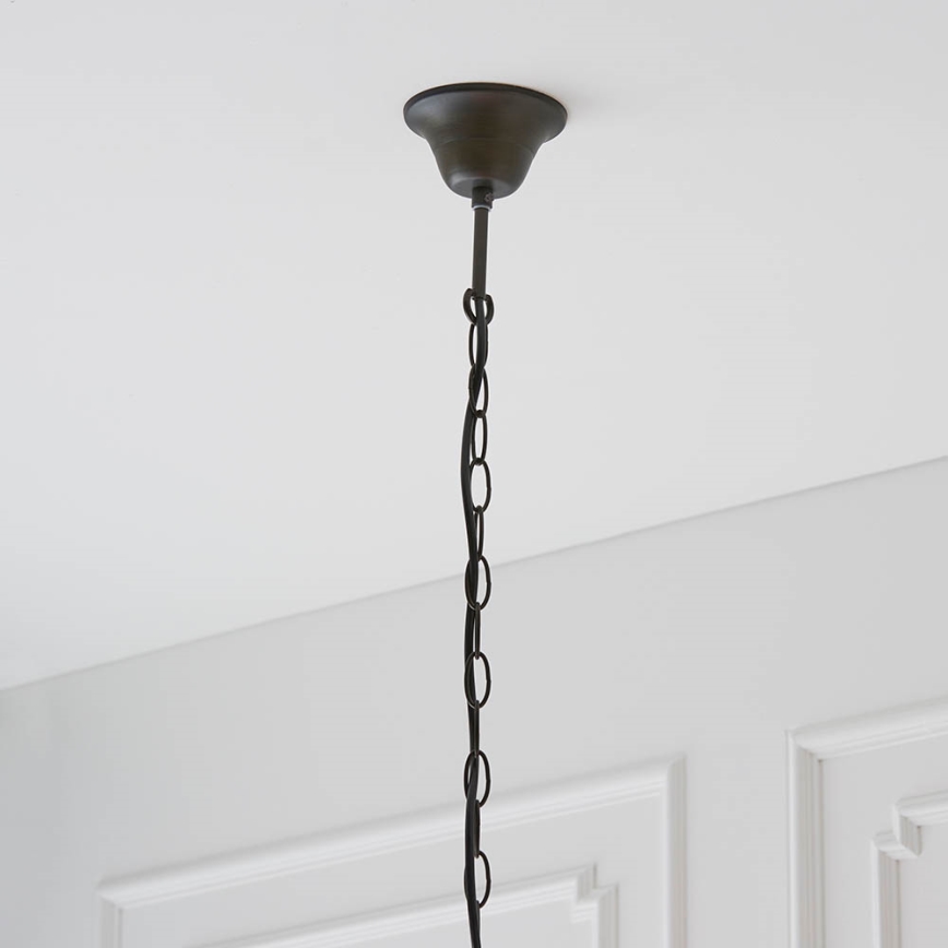 Endon 64082 - Pakabinama liustra su grandine Tiffany DRAGONFLY 3xE27/60W/230V, skersmuo 50 cm