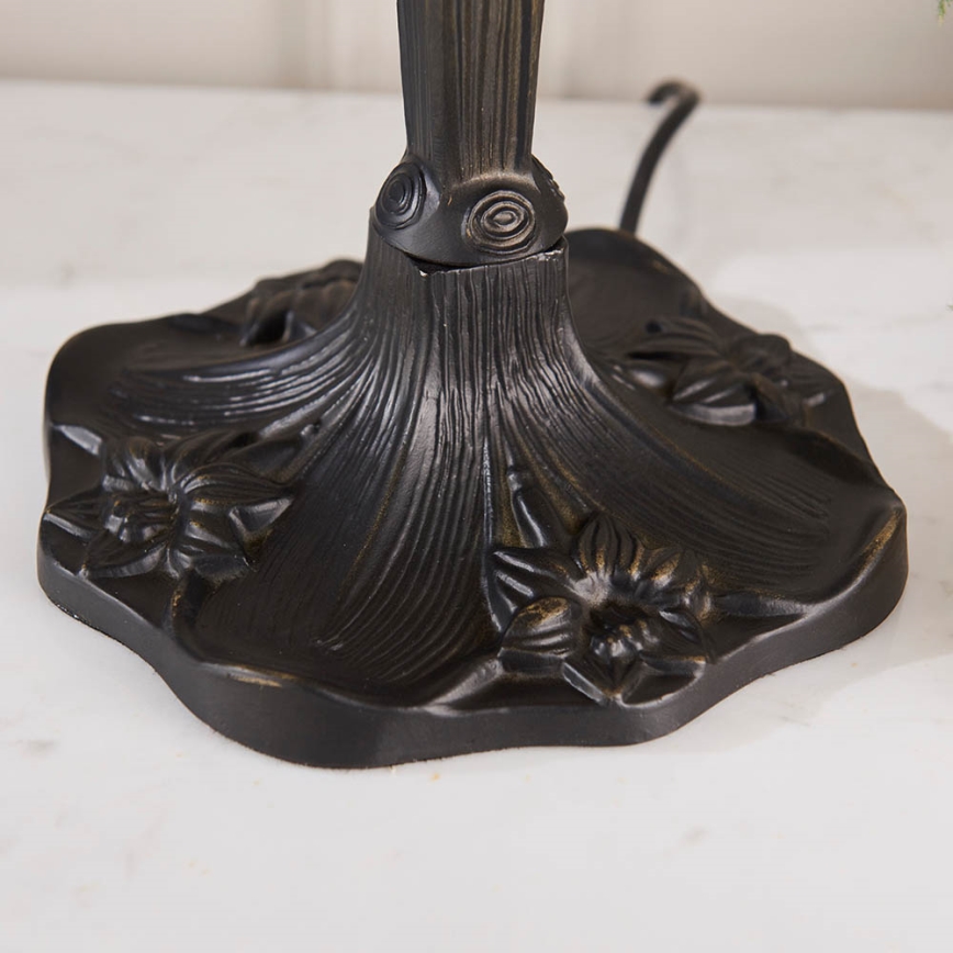 Endon 64086 - Tiffany stalinis šviestuvas DRAGONFLY, 2xE27/60W/230V, skersmuo 30 cm