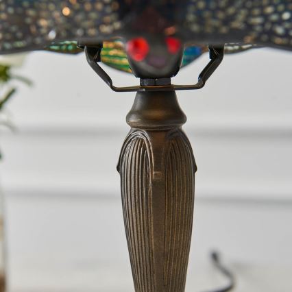 Endon 64088 - Stalinis šviestuvas Tiffany DRAGONFLY 1xE14/40W/230V, skersmuo 20 cm