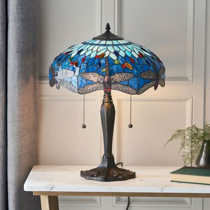 Endon 64089 - Stalinis šviestuvas LAUMŽIRGIS 2xE27/60W/230V diametras 41 cm