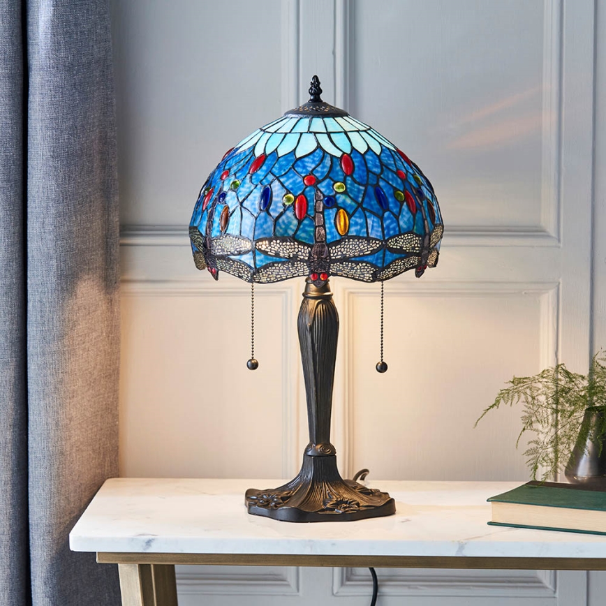 Endon 64090 - Stalinis šviestuvas DRAGONFLY 2xE27/60W/230V skersmuo 30 cm
