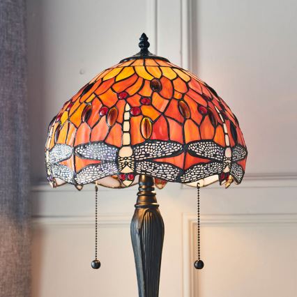 Endon 64092 - Stalo lempa DRAGONFLY 2xE27/60W/230V skersmuo 30 cm