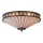 Endon 64145 - Lubinis šviestuvas FARGO 2xE27/60W/230V diametras 41,5 cm