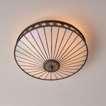 Endon 64145 - Lubinis šviestuvas FARGO 2xE27/60W/230V diametras 41,5 cm