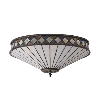 Endon 64145 - Lubinis šviestuvas FARGO 2xE27/60W/230V diametras 41,5 cm