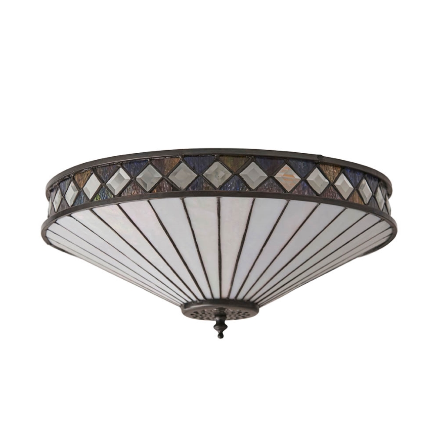 Endon 64145 - Lubinis šviestuvas FARGO 2xE27/60W/230V diametras 41,5 cm