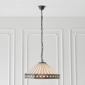 Endon 64147 - Pakabinama liustra ant grandinės Tiffany FARGO 1xE27/60W/230V skersmuo 50 cm