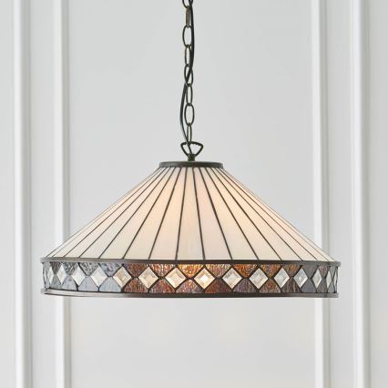 Endon 64147 - Sietynas, kabinamas ant grandinės FARGO 1xE27/60W/230V diametras 50 cm