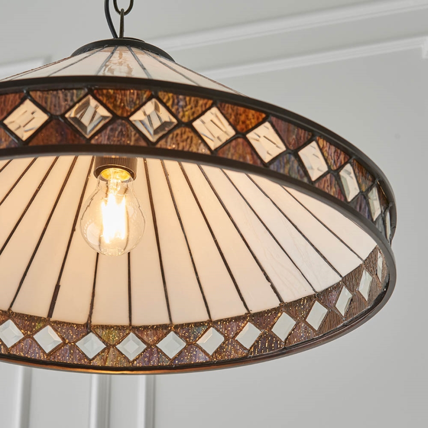 Endon 64147 - Sietynas, kabinamas ant grandinės FARGO 1xE27/60W/230V diametras 50 cm