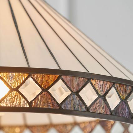 Endon 64147 - Sietynas, kabinamas ant grandinės FARGO 1xE27/60W/230V diametras 50 cm