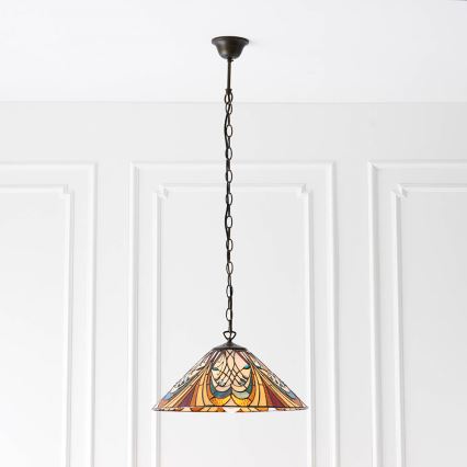 Endon 64162 - Sietynas, kabinamas ant grandinės HECTOR 1xE27/60W/230V diametras 40 cm