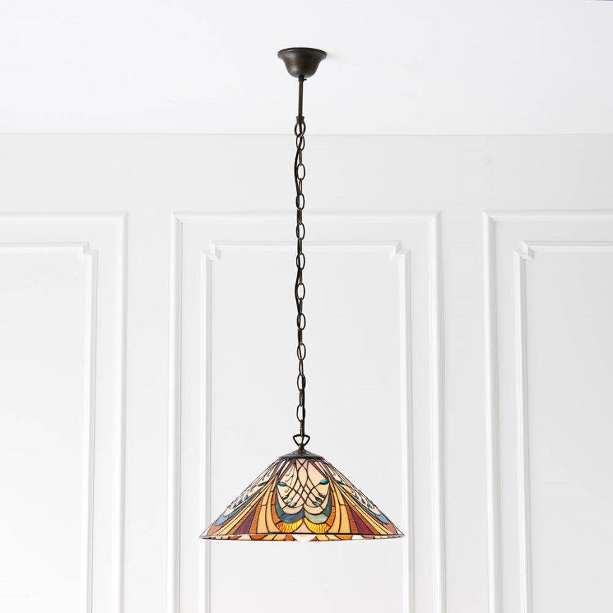 Endon 64162 - Sietynas, kabinamas ant grandinės HECTOR 1xE27/60W/230V diametras 40 cm