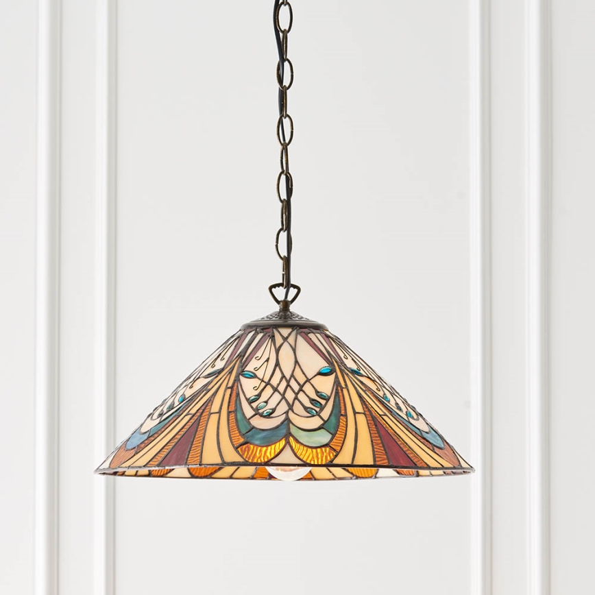 Endon 64162 - Sietynas, kabinamas ant grandinės HECTOR 1xE27/60W/230V diametras 40 cm