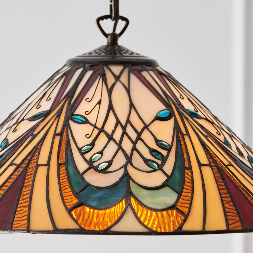 Endon 64162 - Sietynas, kabinamas ant grandinės HECTOR 1xE27/60W/230V diametras 40 cm