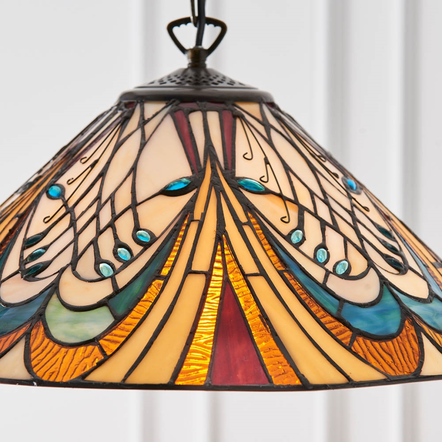 Endon 64162 - Sietynas, kabinamas ant grandinės HECTOR 1xE27/60W/230V diametras 40 cm