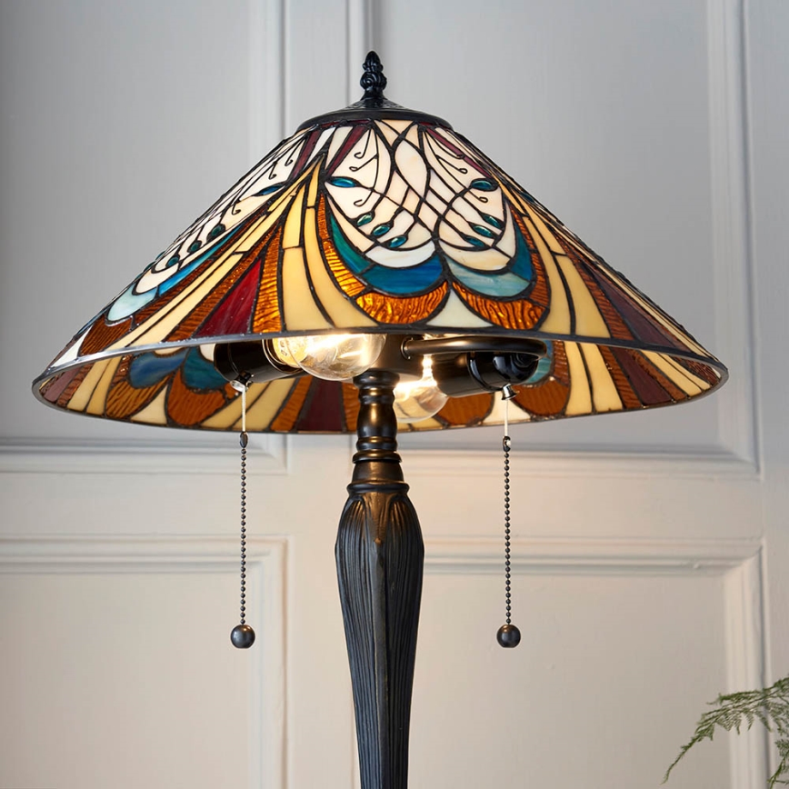 Endon 64163 - Stalo lempa HECTOR 2xE27/60W/230V 40 cm skersmens