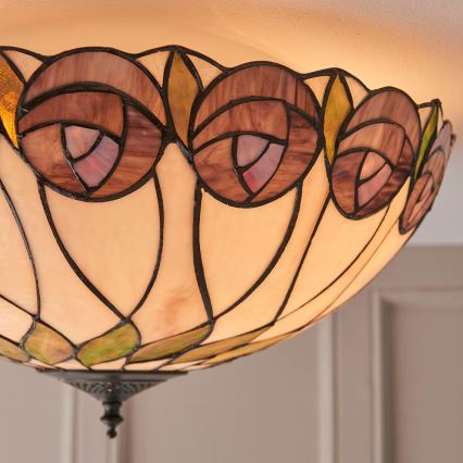 Endon 64173 - Lubinis šviestuvas HUTCHINSON 2xE27/60W/230V diametras 50 cm