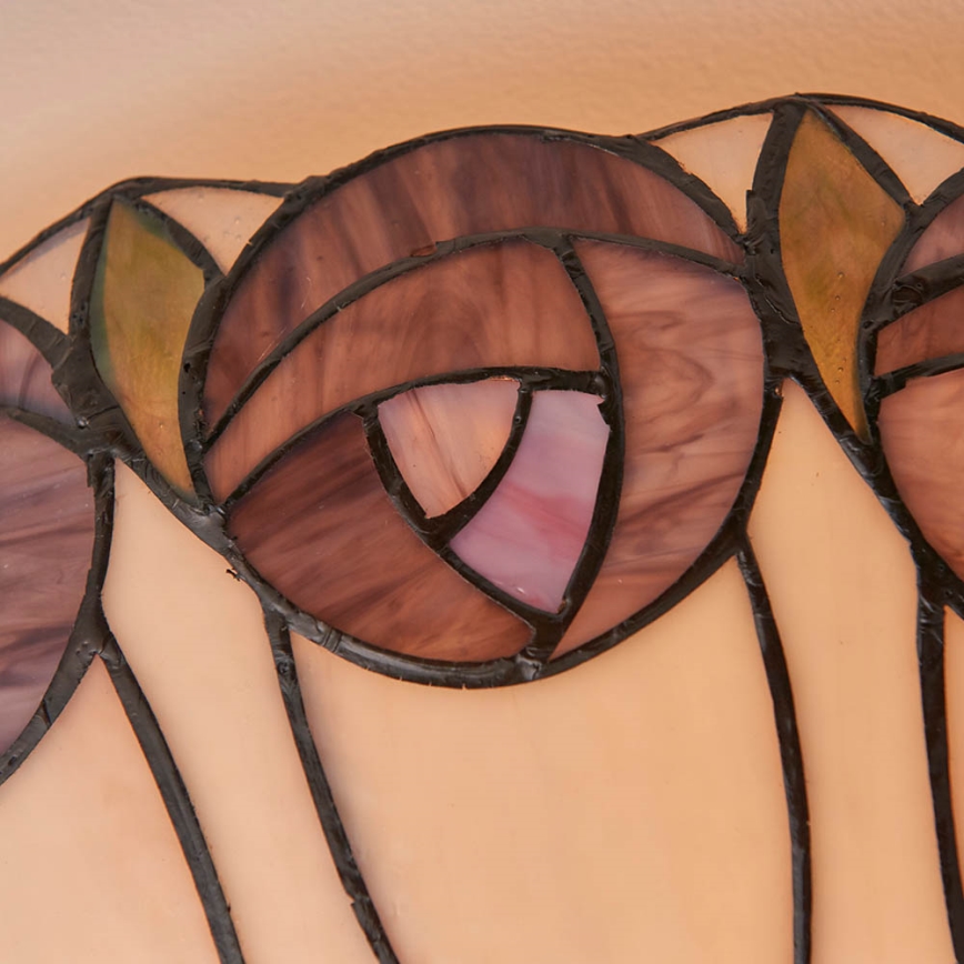 Endon 64173 - Lubinis šviestuvas Tiffany HUTCHINSON 2xE27/60W/230V Ø 50 cm