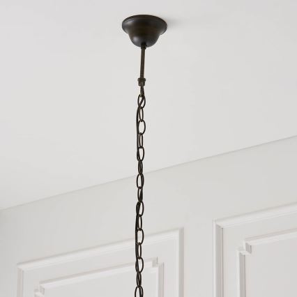 Endon 64176 - Pakabinamas šviestuvas ant grandinės Tiffany HUTCHINSON 1xE27/60W/230V skersmuo 40 cm
