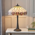 Endon 64177 - Stalo šviestuvas Tiffany HUTCHINSON 1xE27/60W/230V, skersmuo 40 cm