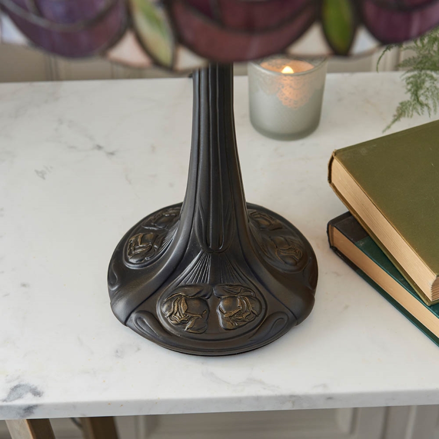 Endon 64177 - Stalo šviestuvas Tiffany HUTCHINSON 1xE27/60W/230V, skersmuo 40 cm