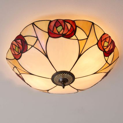 Endon 64182 - Lubinis šviestuvas INGRAM 2xE27/60W/230V diametras 45 cm