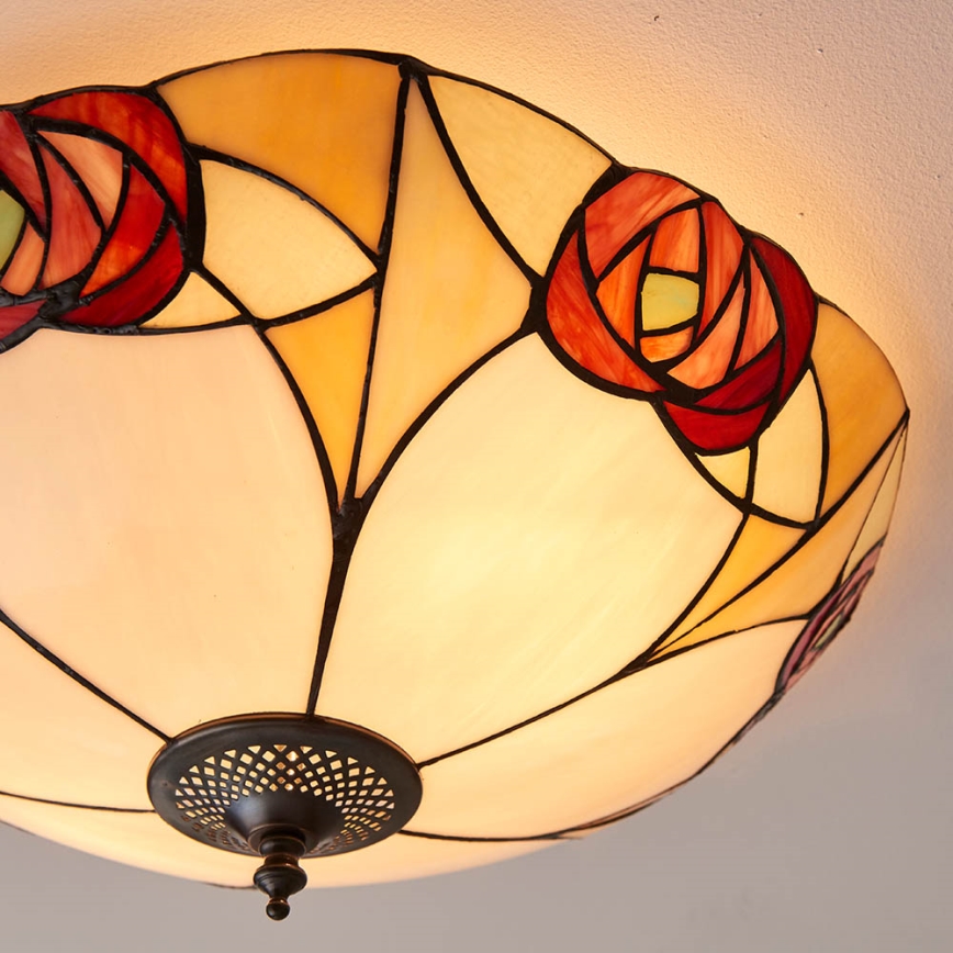 Endon 64182 - Lubinis šviestuvas INGRAM 2xE27/60W/230V diametras 45 cm
