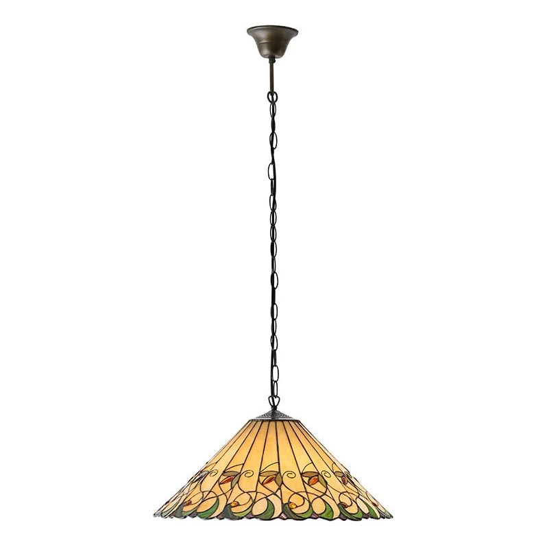 Endon 64194 - Sietynas, kabinamas ant grandinės JAMELIA 3xE27/60W/230V diametras 50 cm