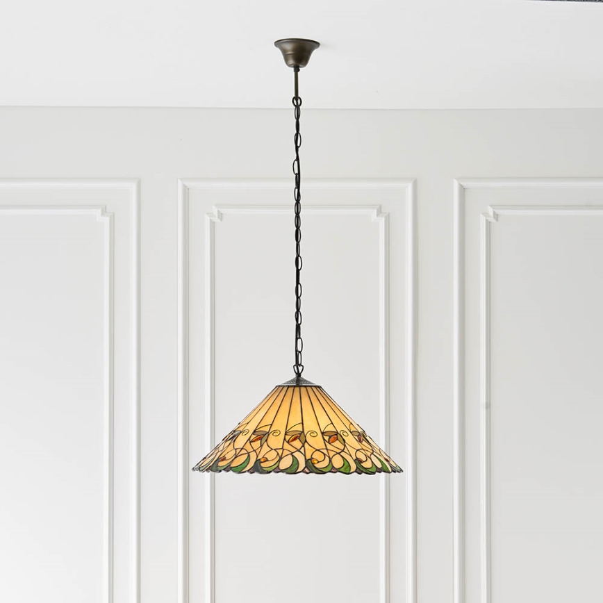 Endon 64194 - Sietynas, kabinamas ant grandinės JAMELIA 3xE27/60W/230V diametras 50 cm