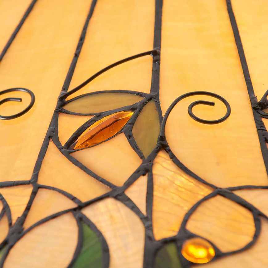 Endon 64194 - Tiffany pakabinamas šviestuvas ant grandinės JAMELIA 3xE27/60W/230V Ø 50 cm