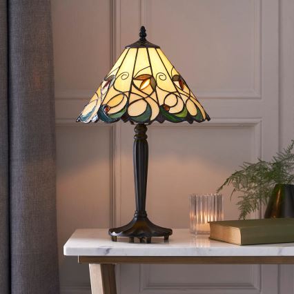 Endon 64195 - Stalo lempa JAMELIA 1xE27/60W/230V Ø 31 cm