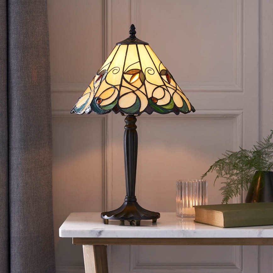 Endon 64195 - Stalo lempa JAMELIA 1xE27/60W/230V Ø 31 cm