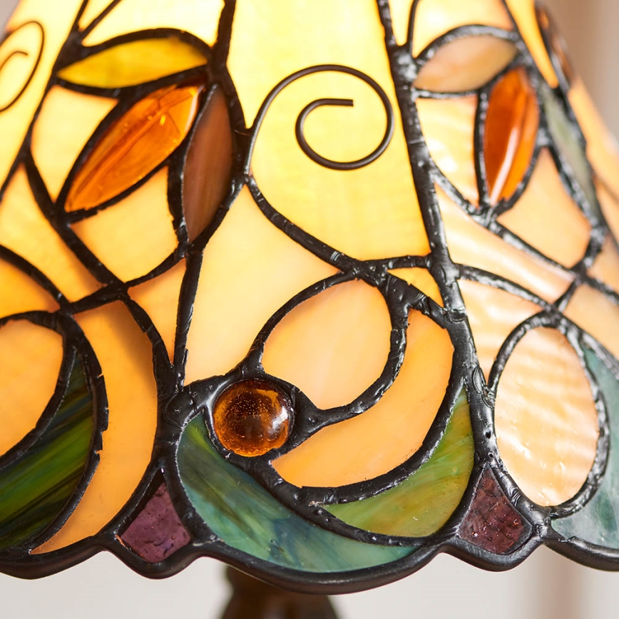 Endon 64196 - Stalinis šviestuvas Tiffany JAMELIA 1xE14/40W/230V skersmuo 20 cm